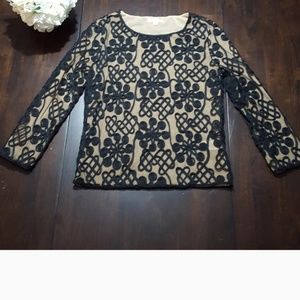 Sophie Max Black Lace Top  for that special night